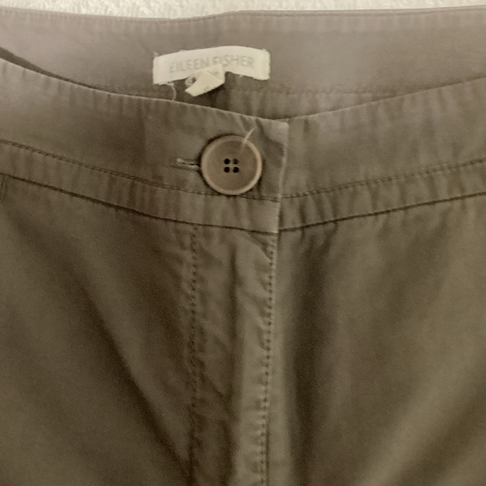 Eileen Fisher Taupe Crop Pant